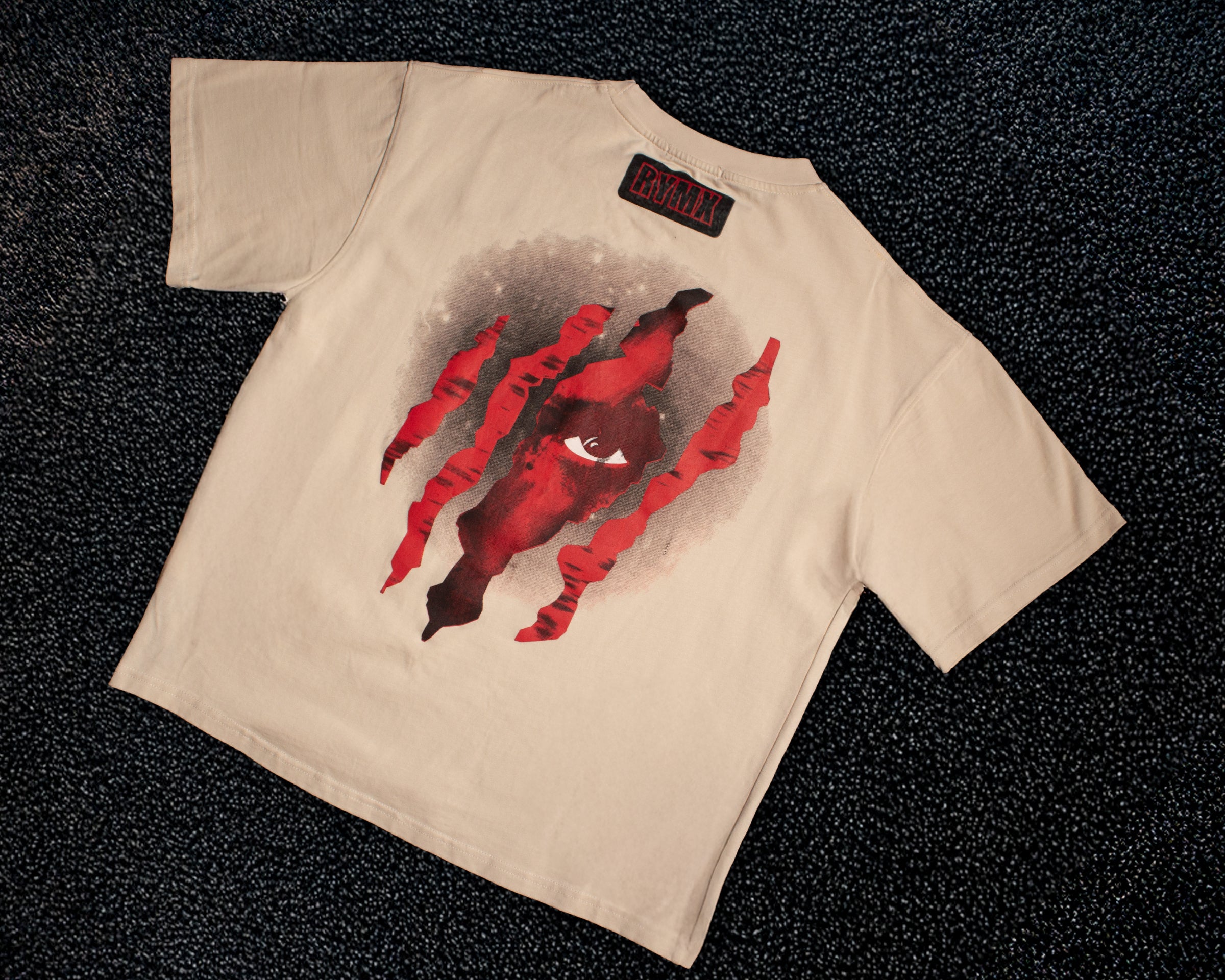 Beige Wild Scar Tee