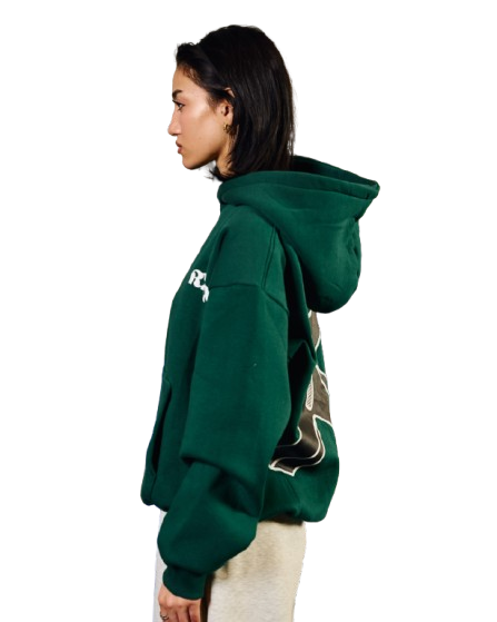 LOGO GREEN HOODIE