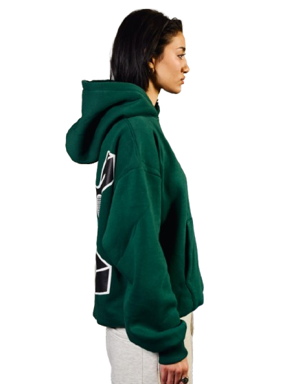 LOGO GREEN HOODIE
