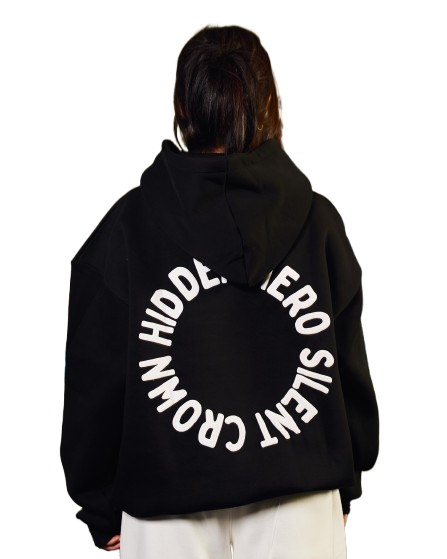 HIDDEN HERO BLACK HOODIE