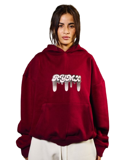 RYMX BURGUNDY HOODIE
