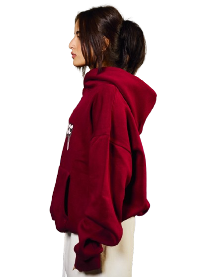 RYMX BURGUNDY HOODIE