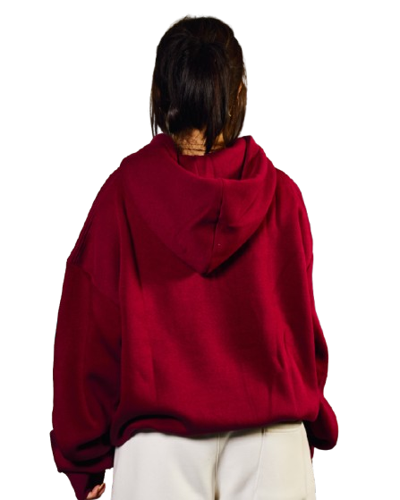 RYMX BURGUNDY HOODIE