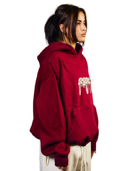 RYMX BURGUNDY HOODIE