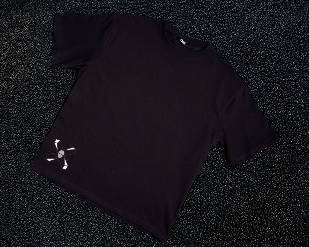 Brown round tee