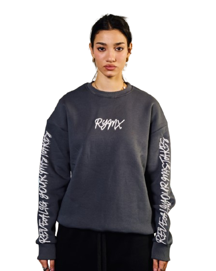 REVEALING YOUR MISTAKE GRAY SWEATSHIRT