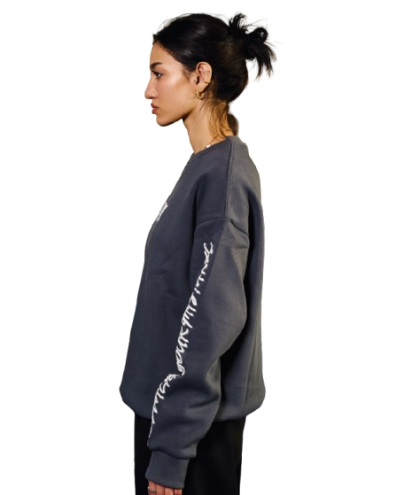 REVEALING YOUR MISTAKE GRAY SWEATSHIRT