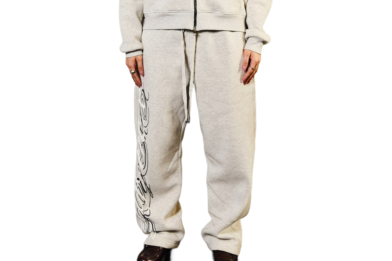 RYMX BLACK ON GRAY SWEATPANT