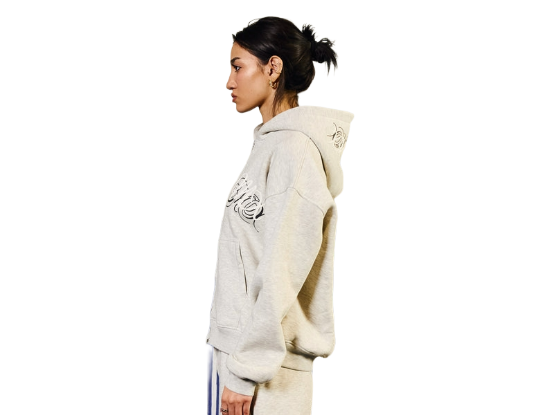 RYMX BLACK ON GRAY ZIPUP JACKET