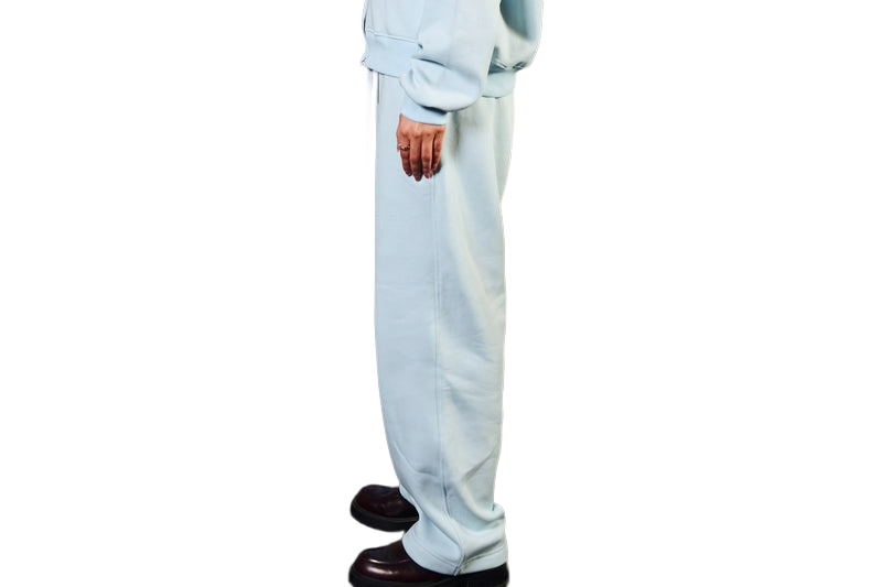 RYMX BLACK ON Baby Blue SWEATPANT