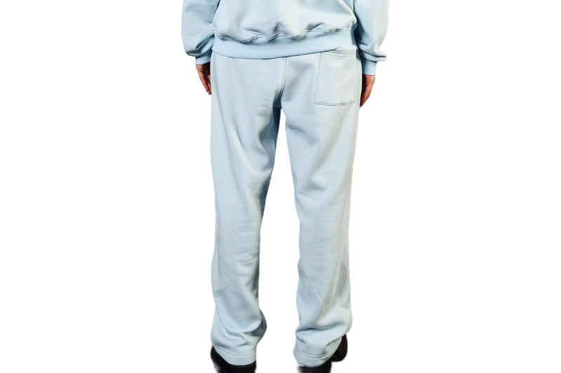 RYMX BLACK ON Baby Blue SWEATPANT