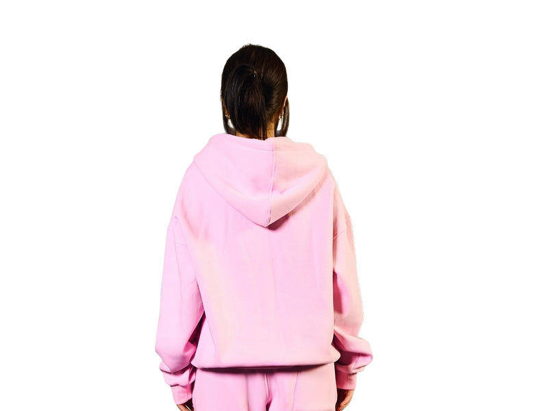 LOGO PINK ON PINK ZIPUP JACKET