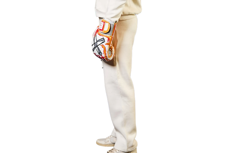 LOGO WHITE ON WHITE SWEATPANT