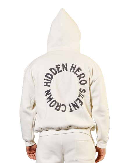 HIDDEN HERO WHITE HOODIE