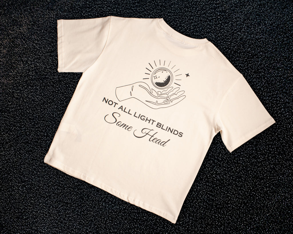 White round tee