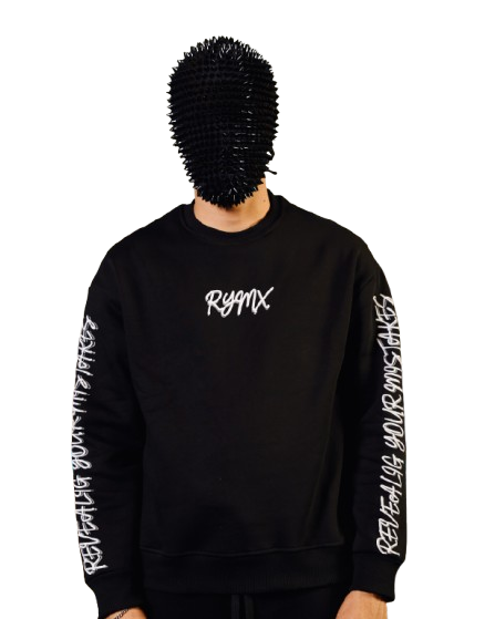 REVEALING YOUR MISTAKE BLACK SWEATSHIRT