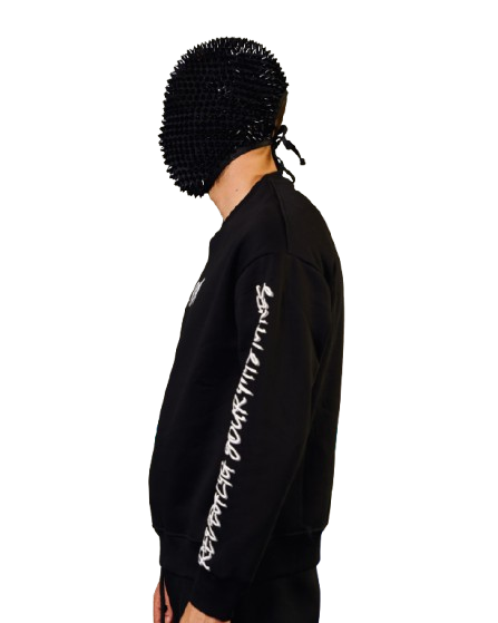 REVEALING YOUR MISTAKE BLACK SWEATSHIRT