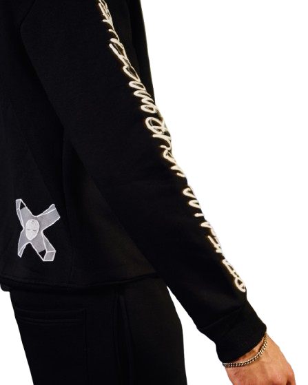 REVEALING YOUR MISTAKE BLACK SWEATSHIRT