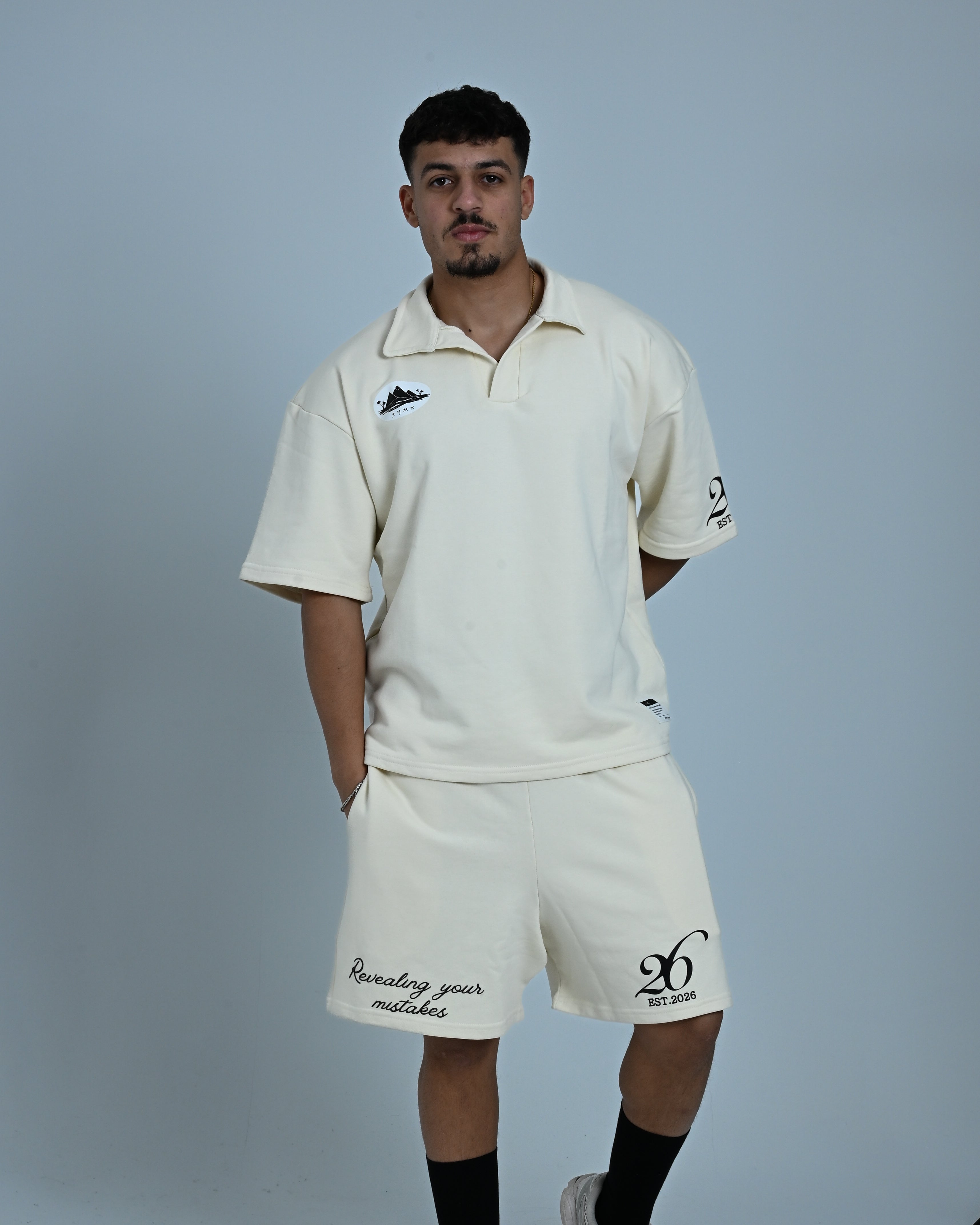 RYMX 26th Polo Beige Tee
