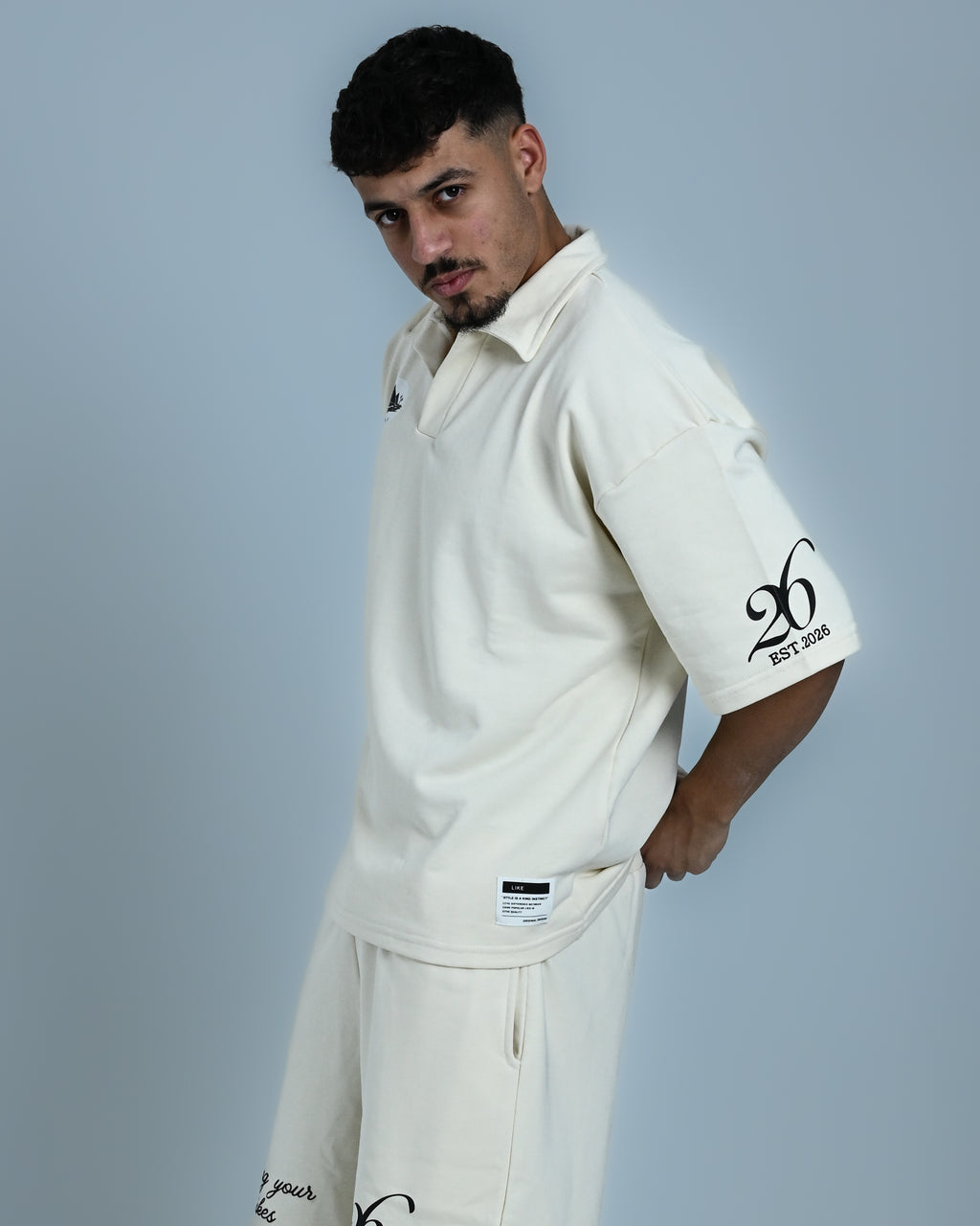 RYMX 26th Polo Beige Tee