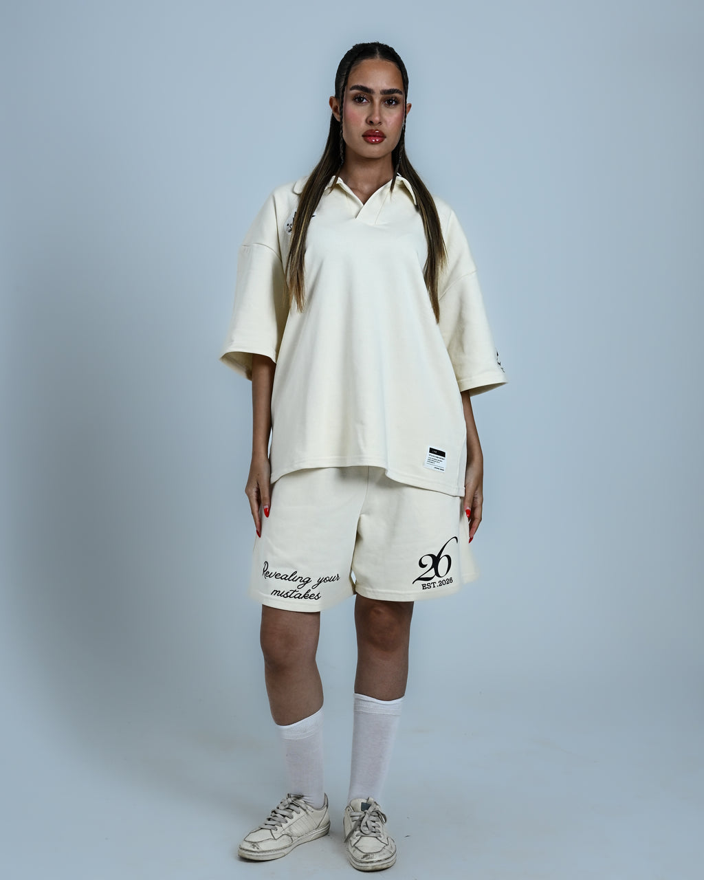 RYMX 26th Polo Beige Tee