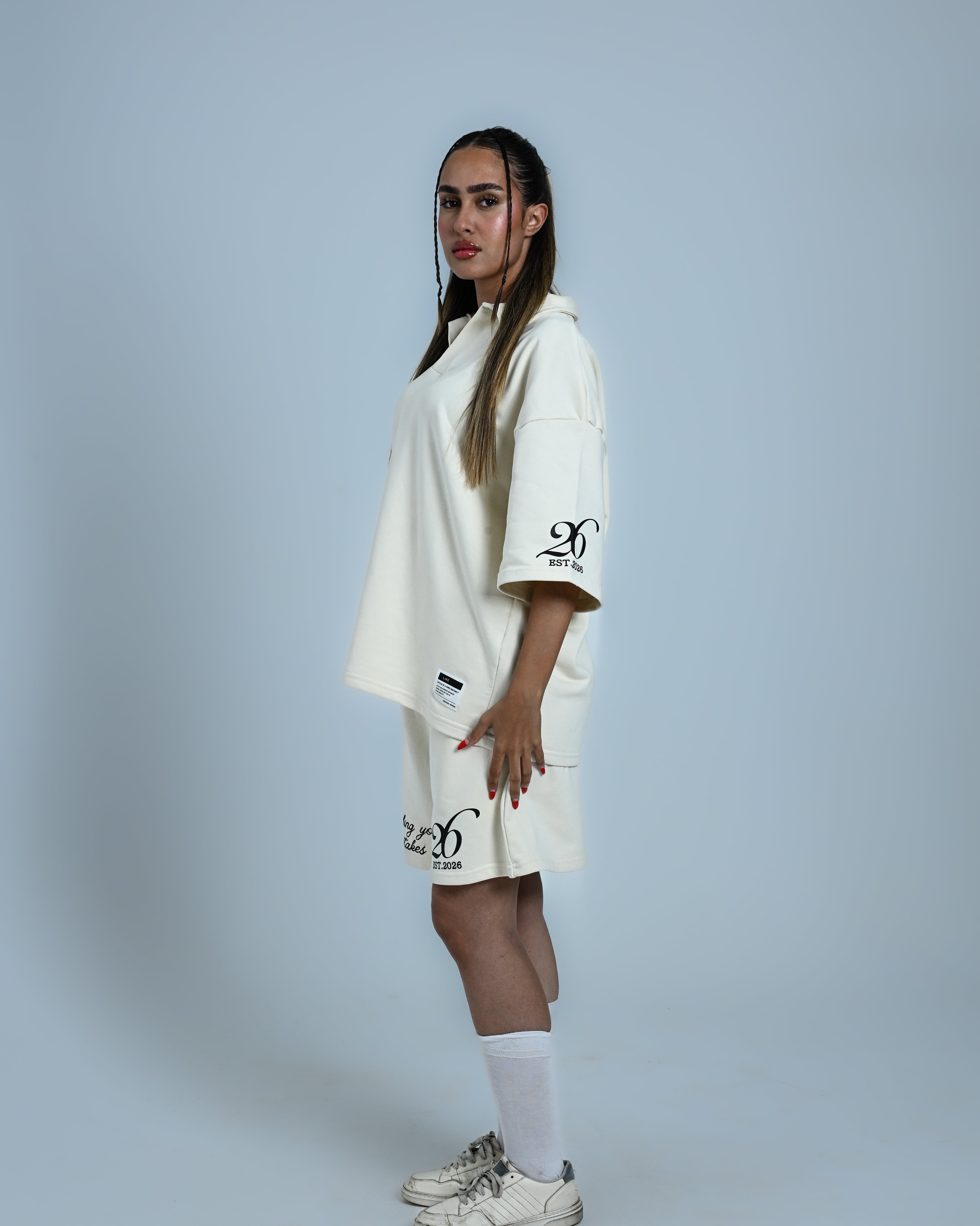RYMX 26th Polo Beige Tee