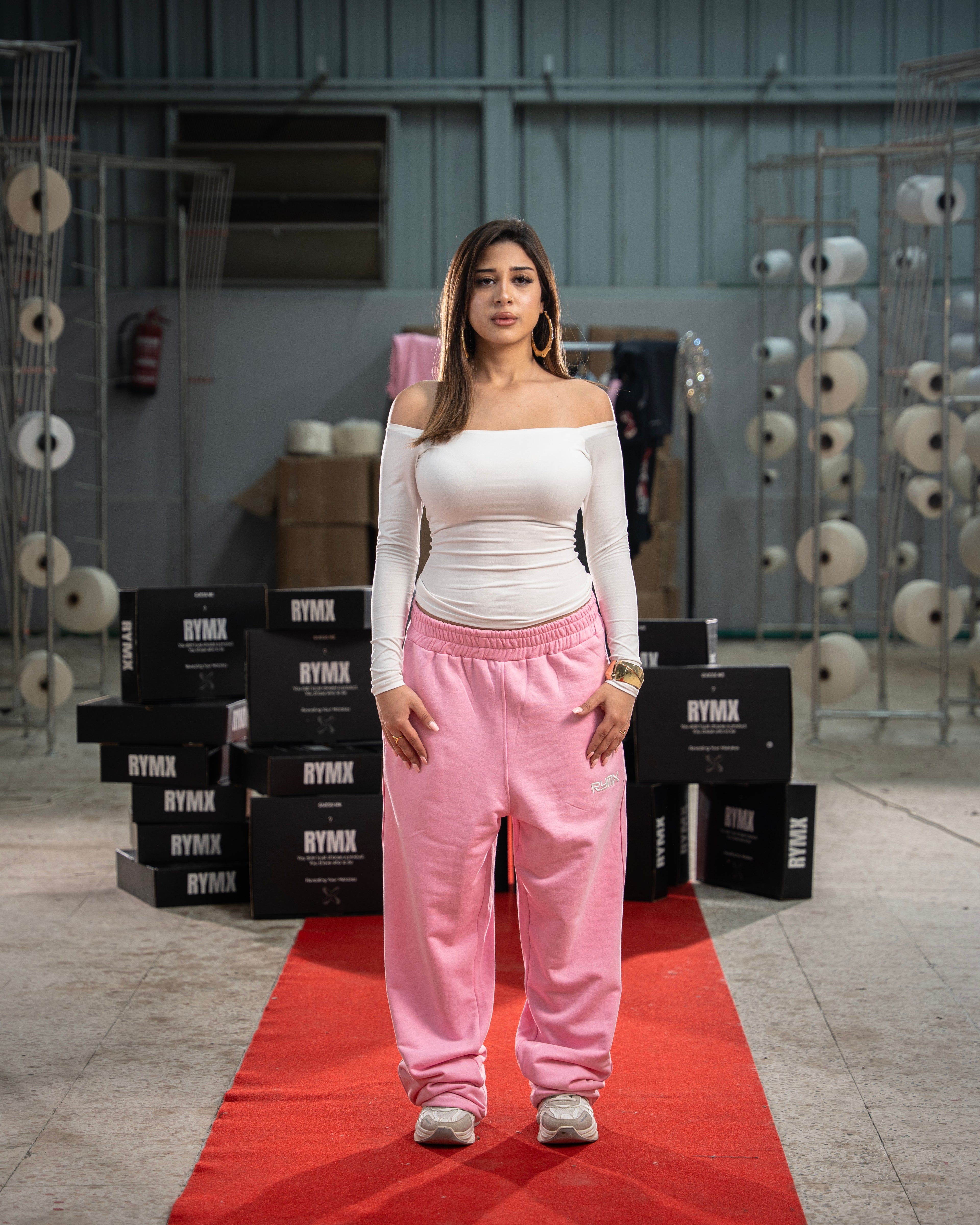 RYMX EVERYDAY PINK SWEATS