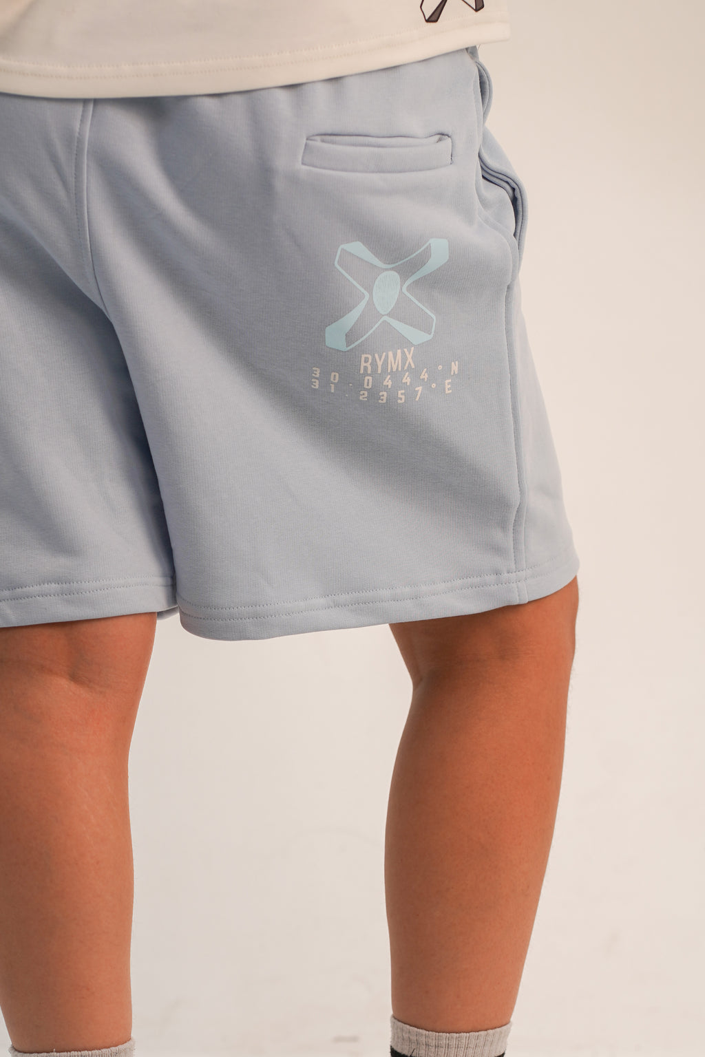 RYMX Blue Paint Splash Short
