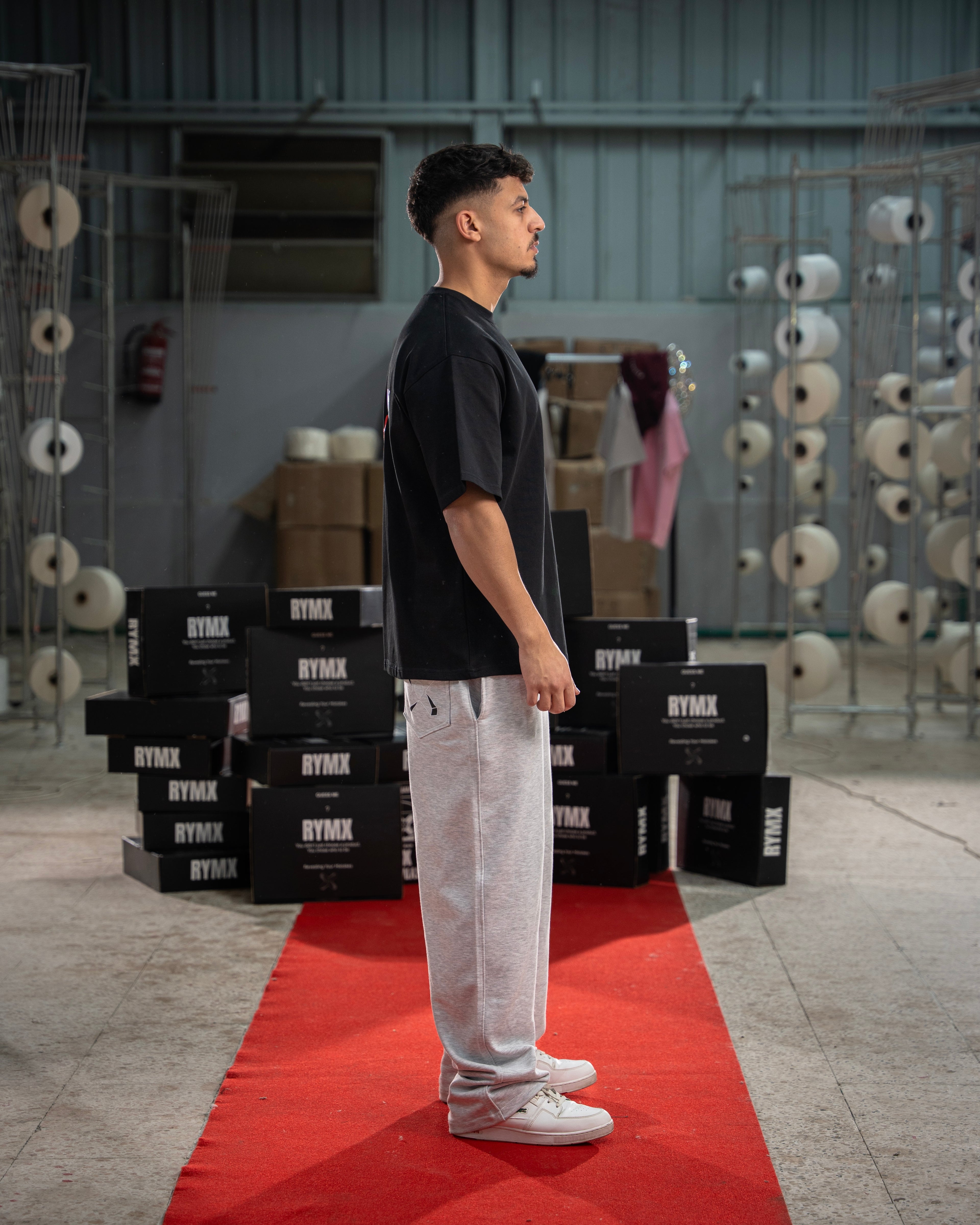 RYMX EXPOSED BLACK TEE